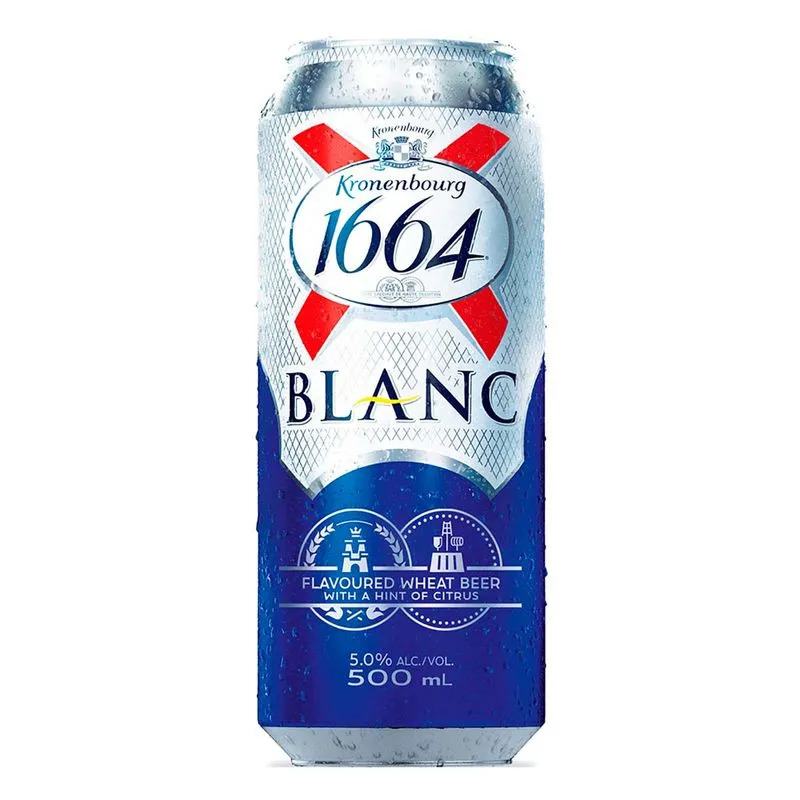 KRONENBOURG 1664 BLANC LATA