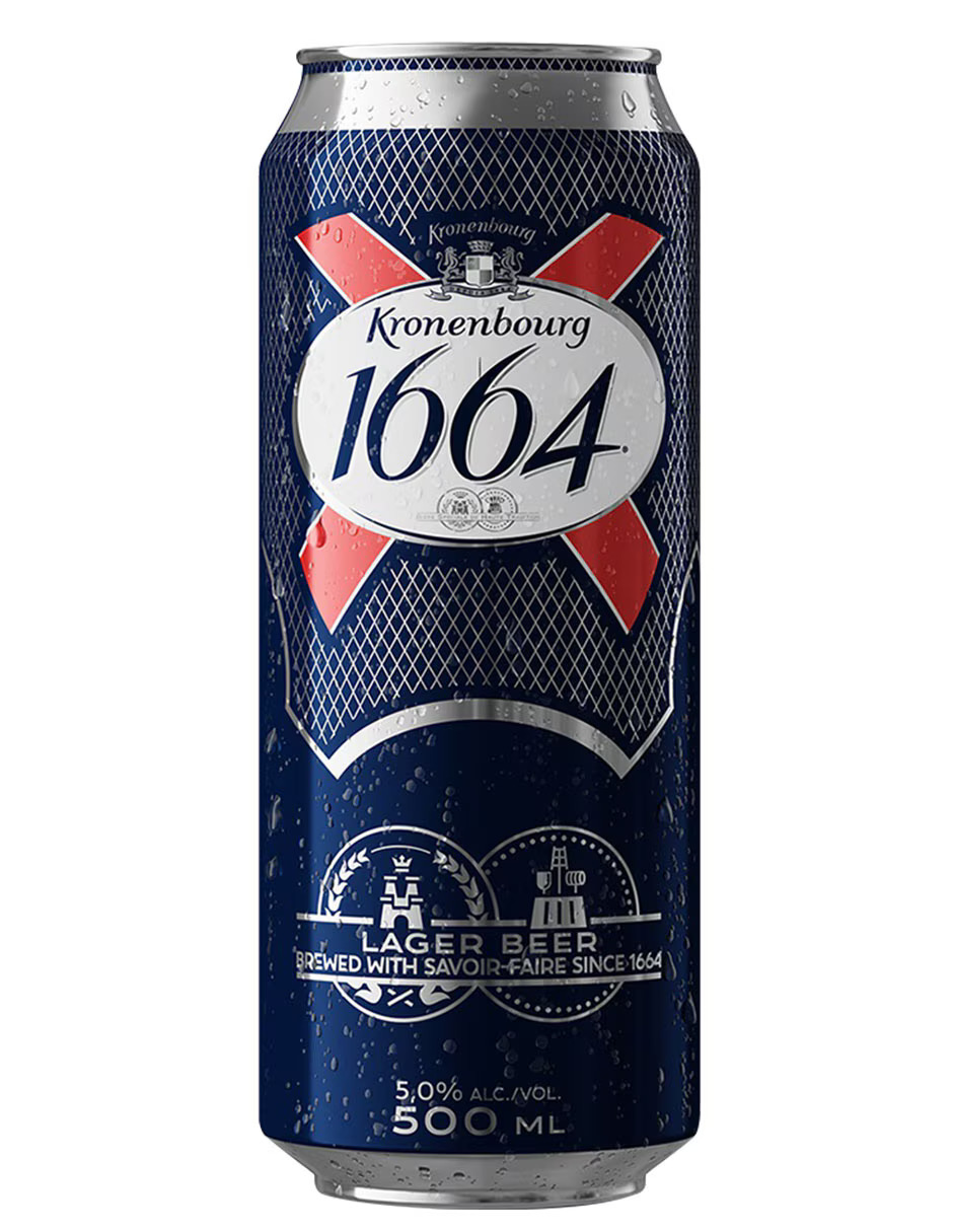KRONENBOURG 1664 LAGER LATA
